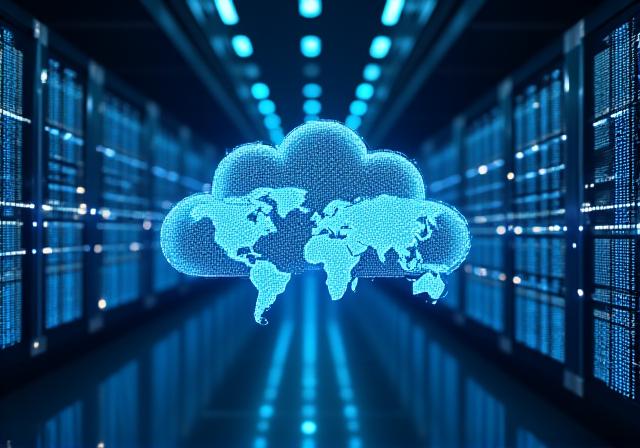 Modern cloud infrastructure and IT management visualization